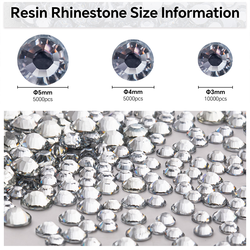 Clear 2-5mm Wholesale Package  - Hotfix Rhinestone Sheet review and price