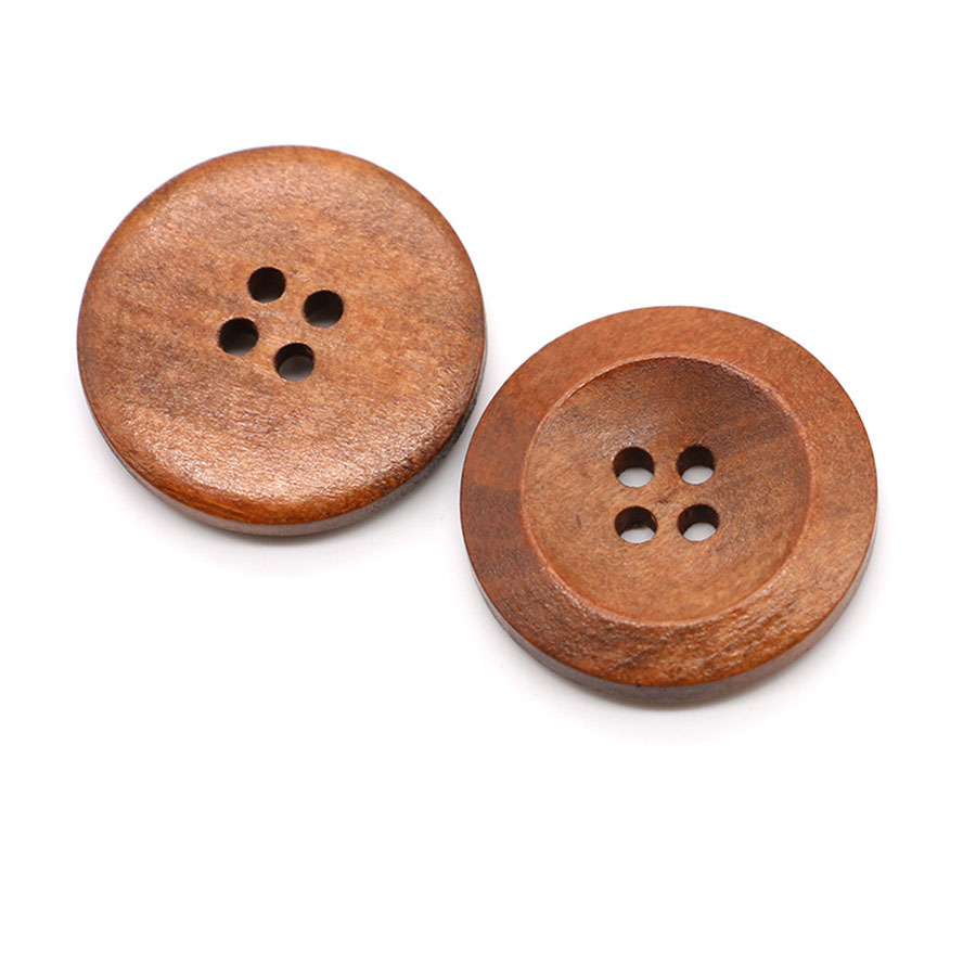 10pcs 18mm Round Wooden Button - Embellishments For Scrapbooking review and price