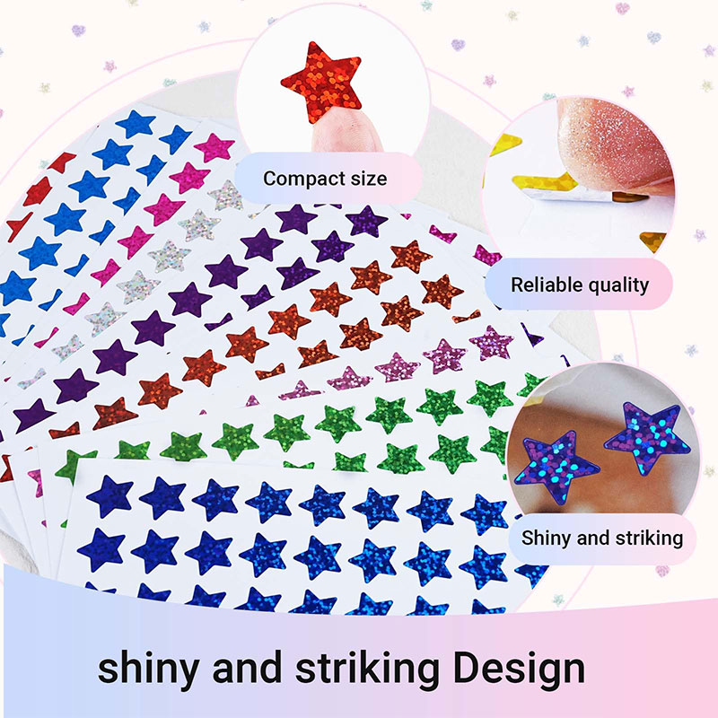 420Pcs Star Stickers Sparkly H - Glitter Vinyl Roll review and price