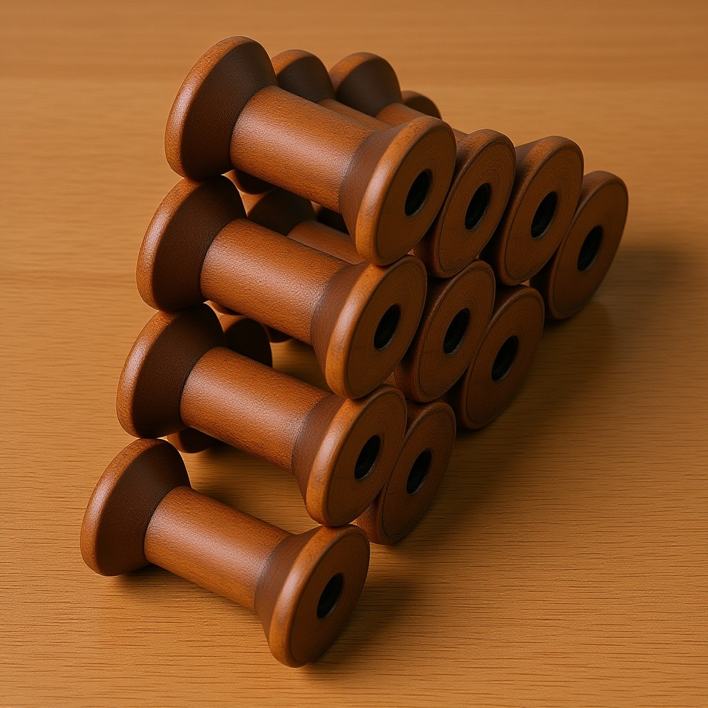 10Pcs Vintage Wooden Spools Na - Organza Ribbon Spool review and price