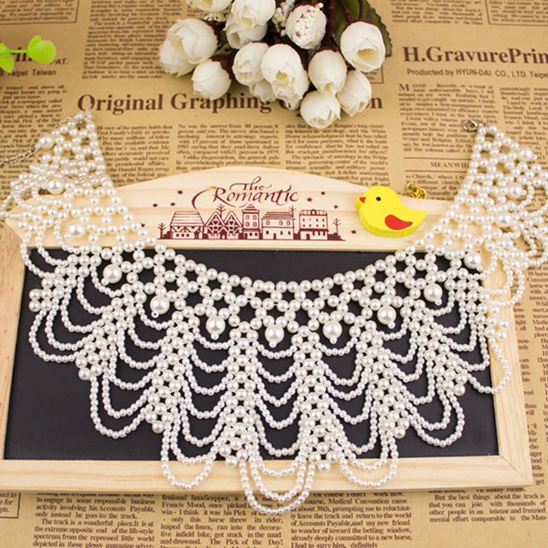 New Pearl Beaded Lace Trim Col - Beaded Trim Fringe review and price