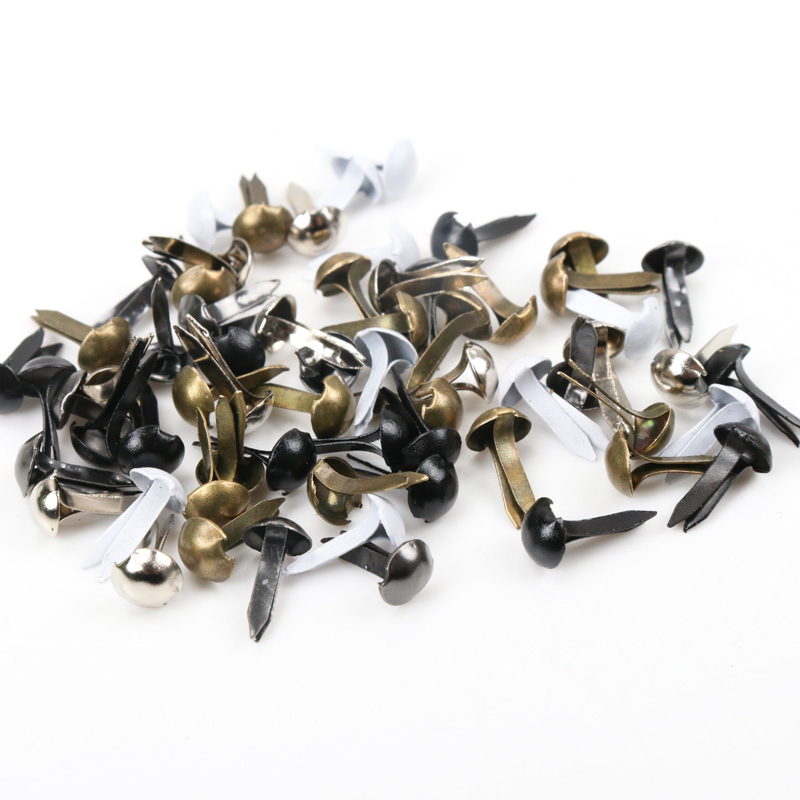 100pcs Mixed Round Metal Brad  - Embellishments For Scrapbooking review and price