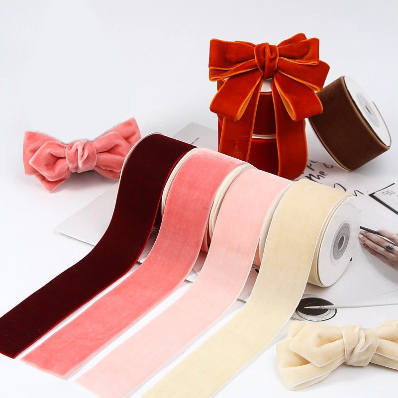 Classic 5yards 6mm-38mm Single - Velvet Ribbon Roll review and price