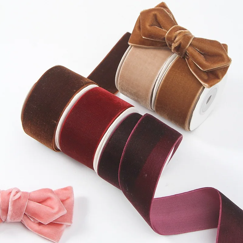 Classic 5yards 6mm-38mm Single - Velvet Ribbon Roll review and price