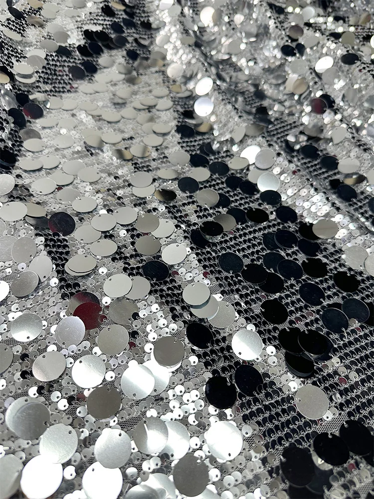Sequin Fabric Mesh Diy Backgro - Crystal Mesh Fabric review and price