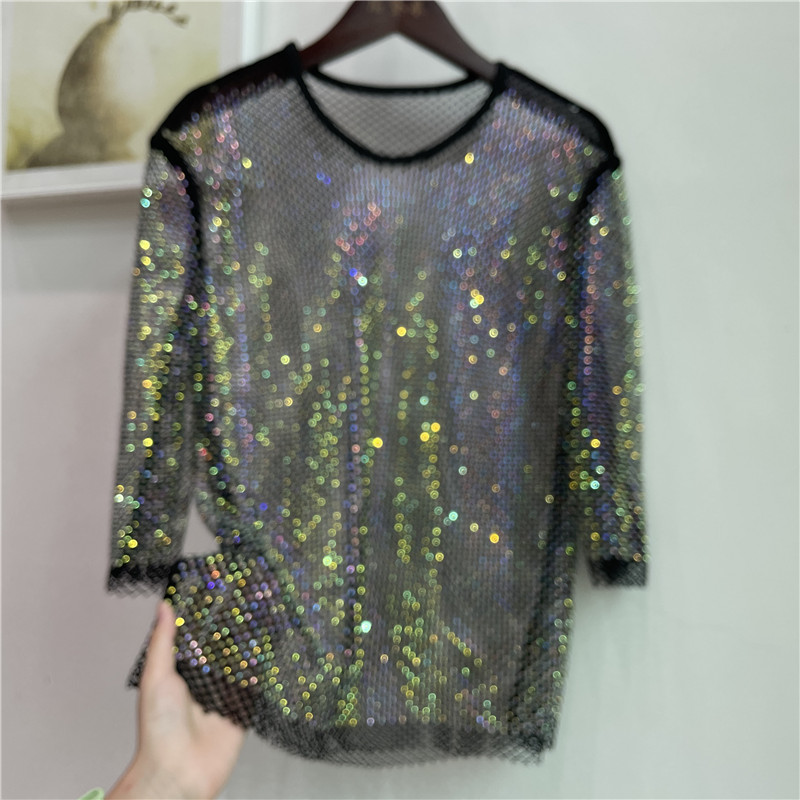 ColorShiny Diamonds  Electric  - Crystal Mesh Fabric review and price