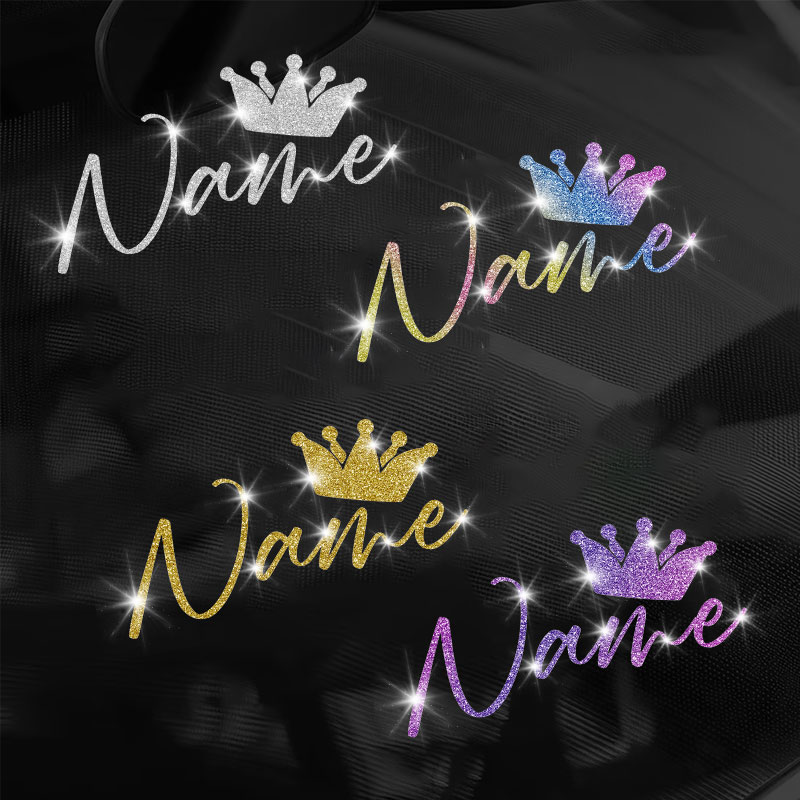 1PC Custom Glitter Crown and N - Glitter Vinyl Roll review and price