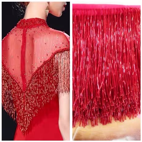 Silver Bead Fringe Trim For Ha - Beaded Trim Fringe review and price