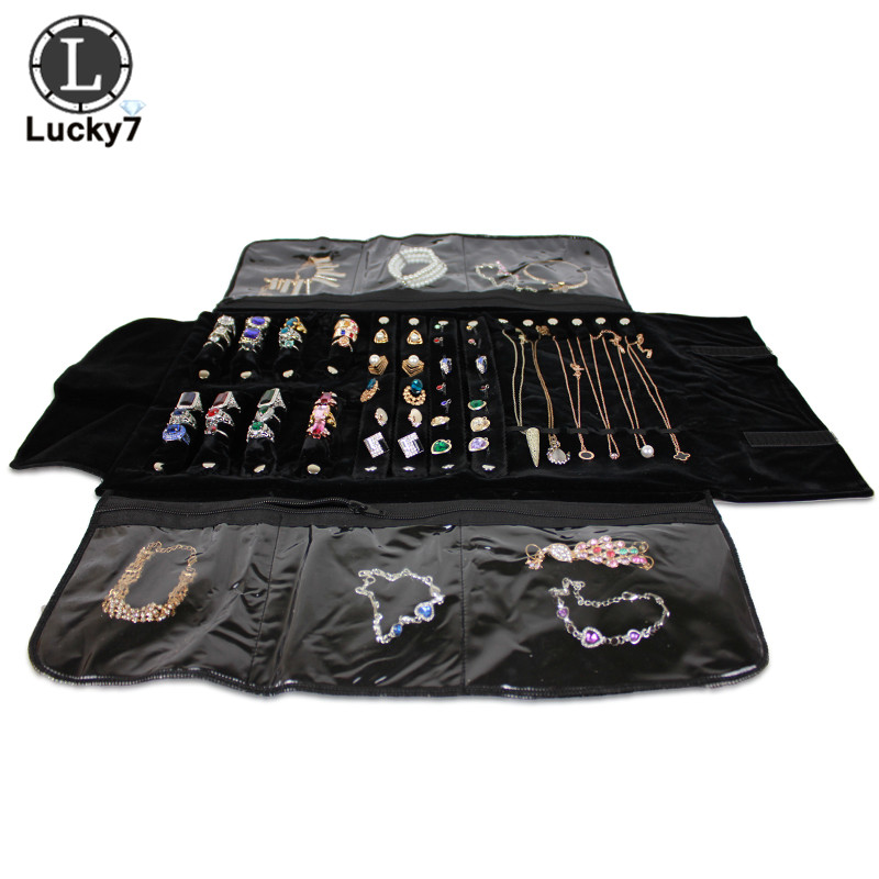 Portable Zipper Velvet Jewelry - Velvet Ribbon Roll review and price