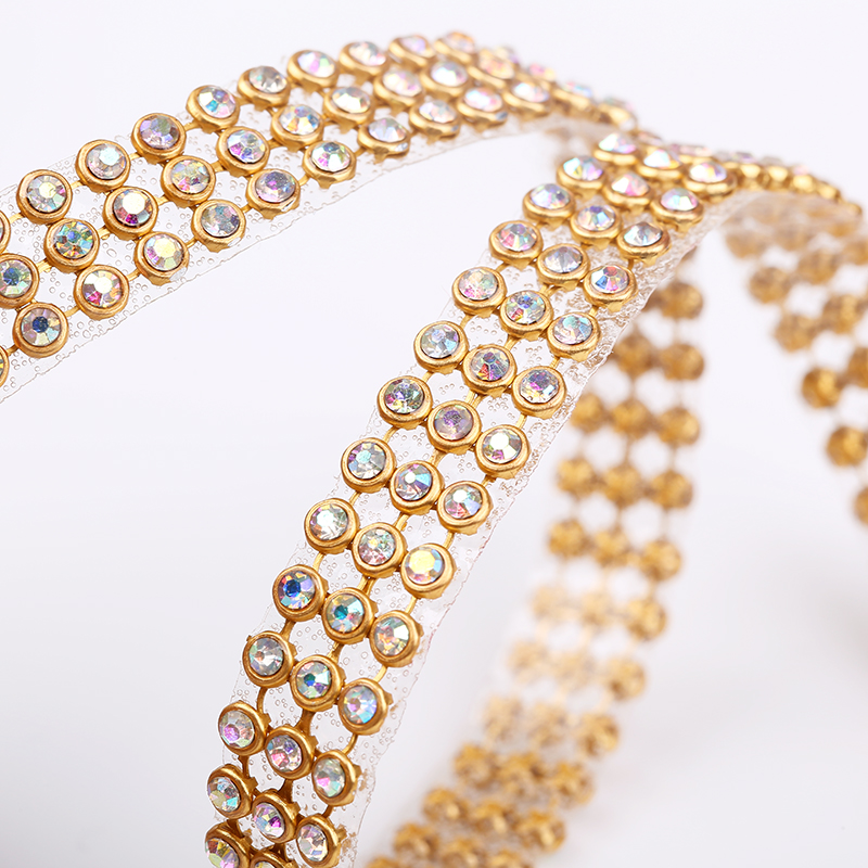 10rows Clear Crystal AB Rhines - Hotfix Rhinestone Sheet review and price