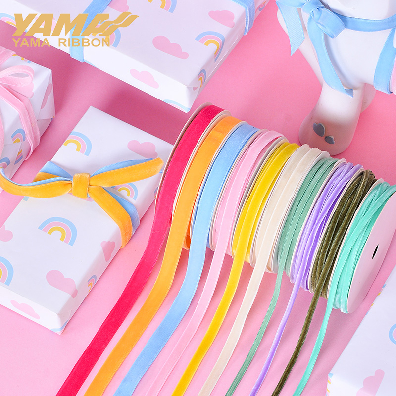 YAMA-Monochrome Velvet Ribbon, - Velvet Ribbon Roll review and price