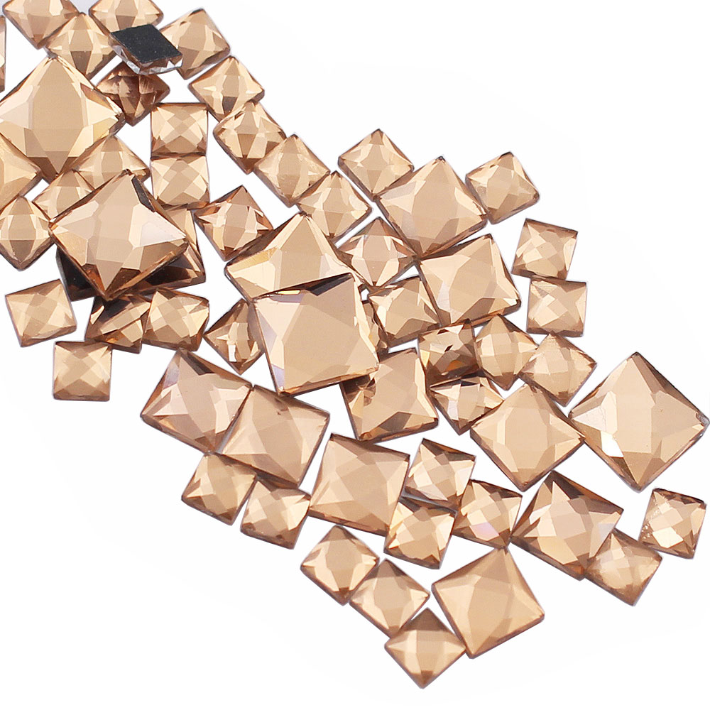 5mm 8mm 10mm Rhinestones Squar - Hotfix Rhinestone Sheet review and price
