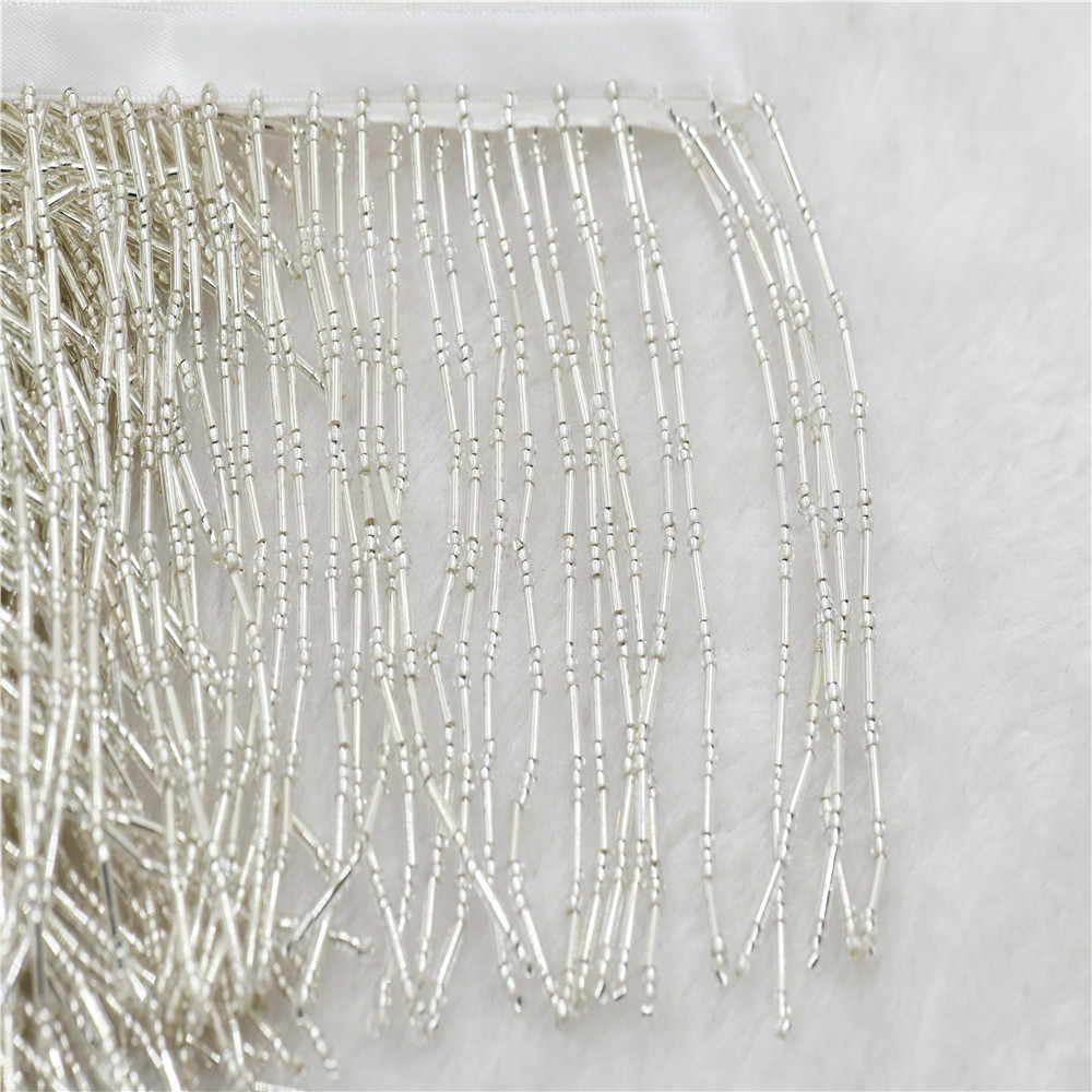 1yard 10cm wide glass Beaded F - Beaded Trim Fringe review and price