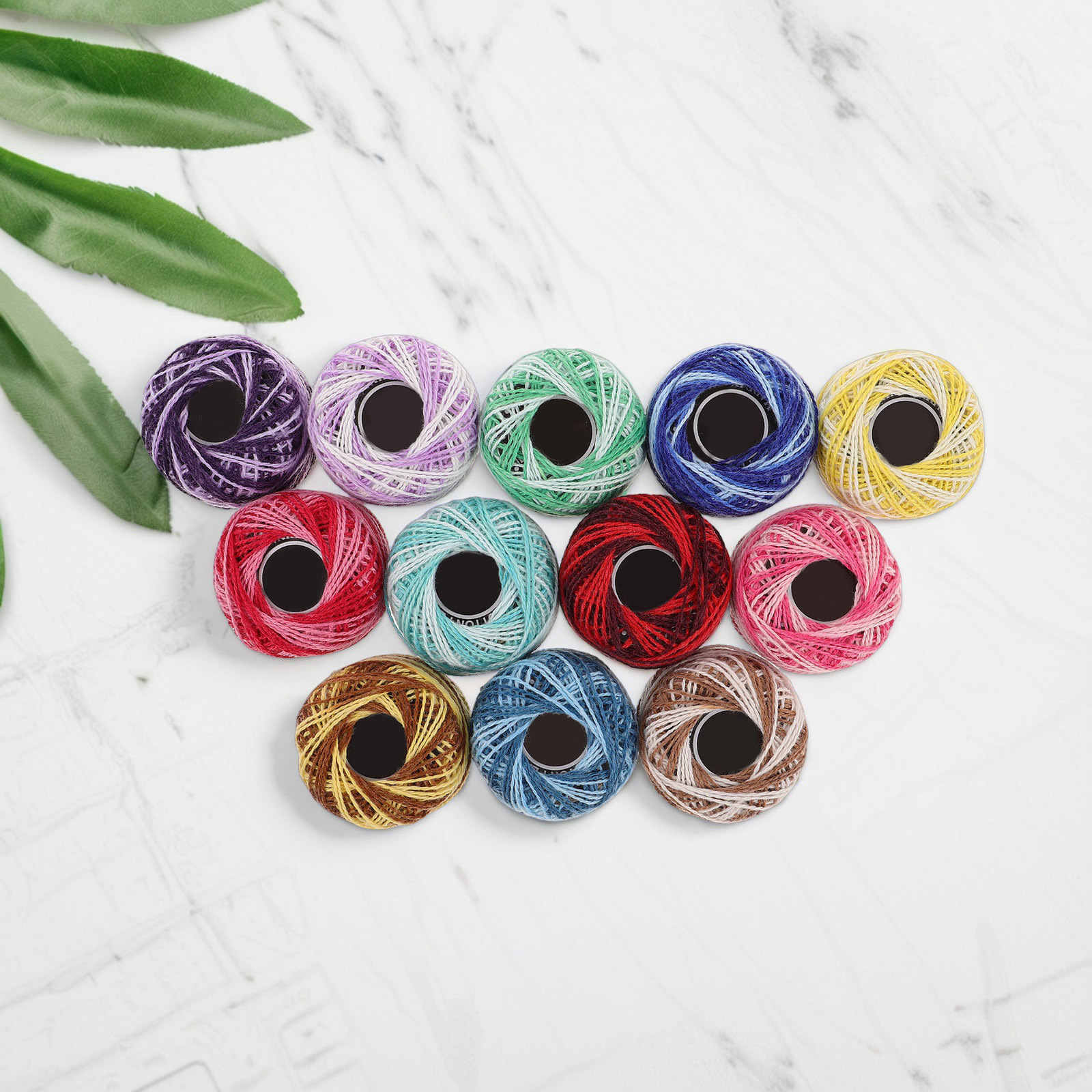 12Pcs Colorful Cotton Embroide - Embroidery Craft review and price