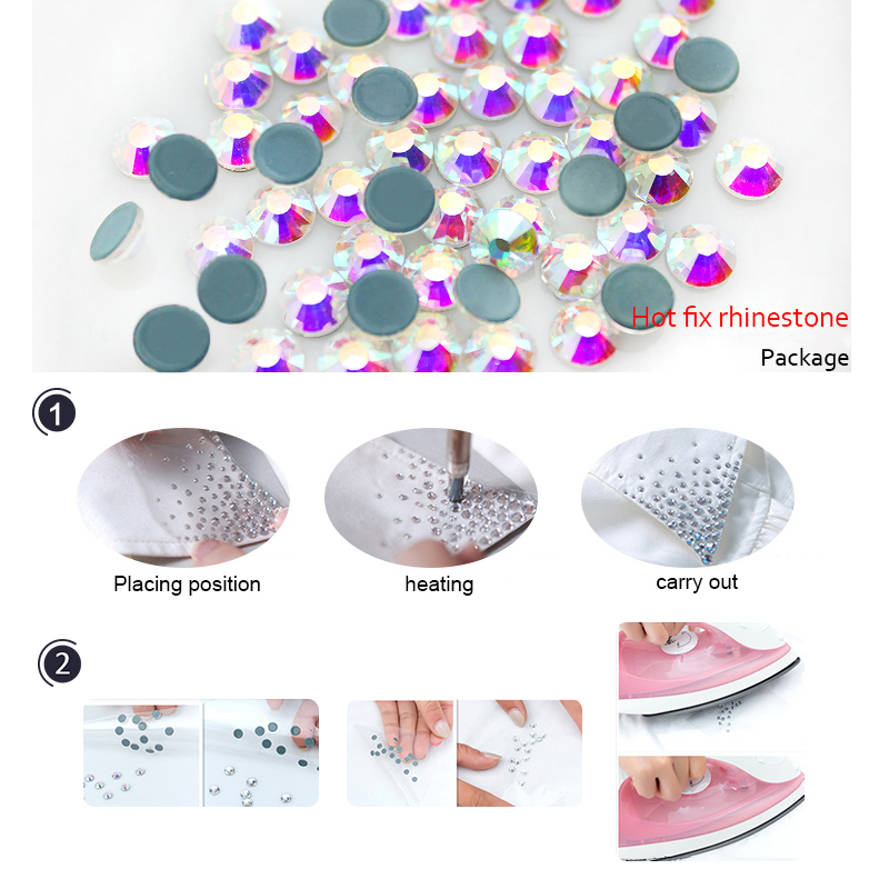 QIAO Multi-Color SS6-SS30 Crys - Hotfix Rhinestone Sheet review and price