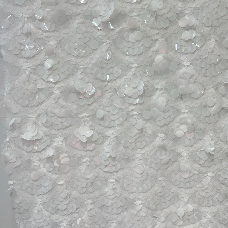 Mesh Base Cloth Sequin Embroid - Crystal Mesh Fabric review and price