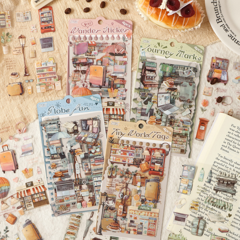 4pcs/pack Vintage Daily Item L - Embellishments For Scrapbooking review and price