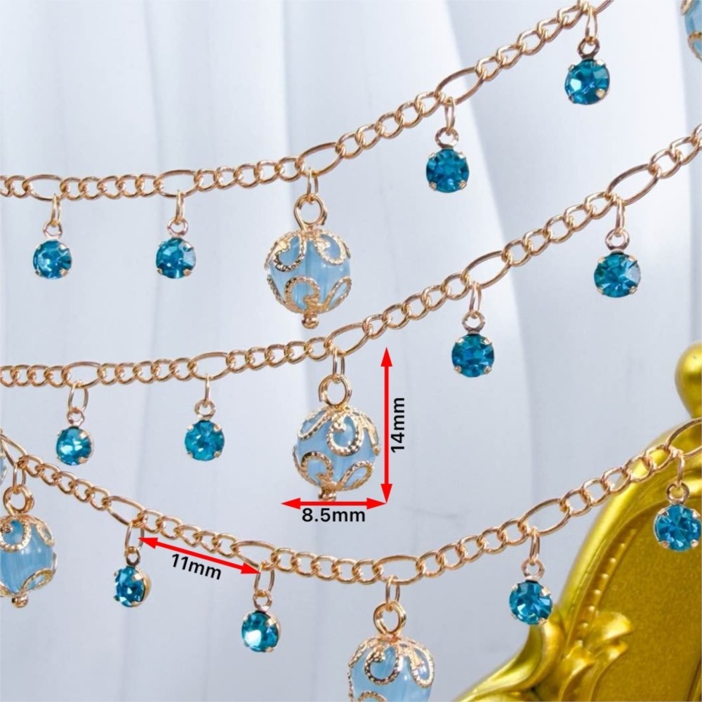 0.5Meter/1Meter Glass Bead Rhi - Pearl Trim Chain review and price
