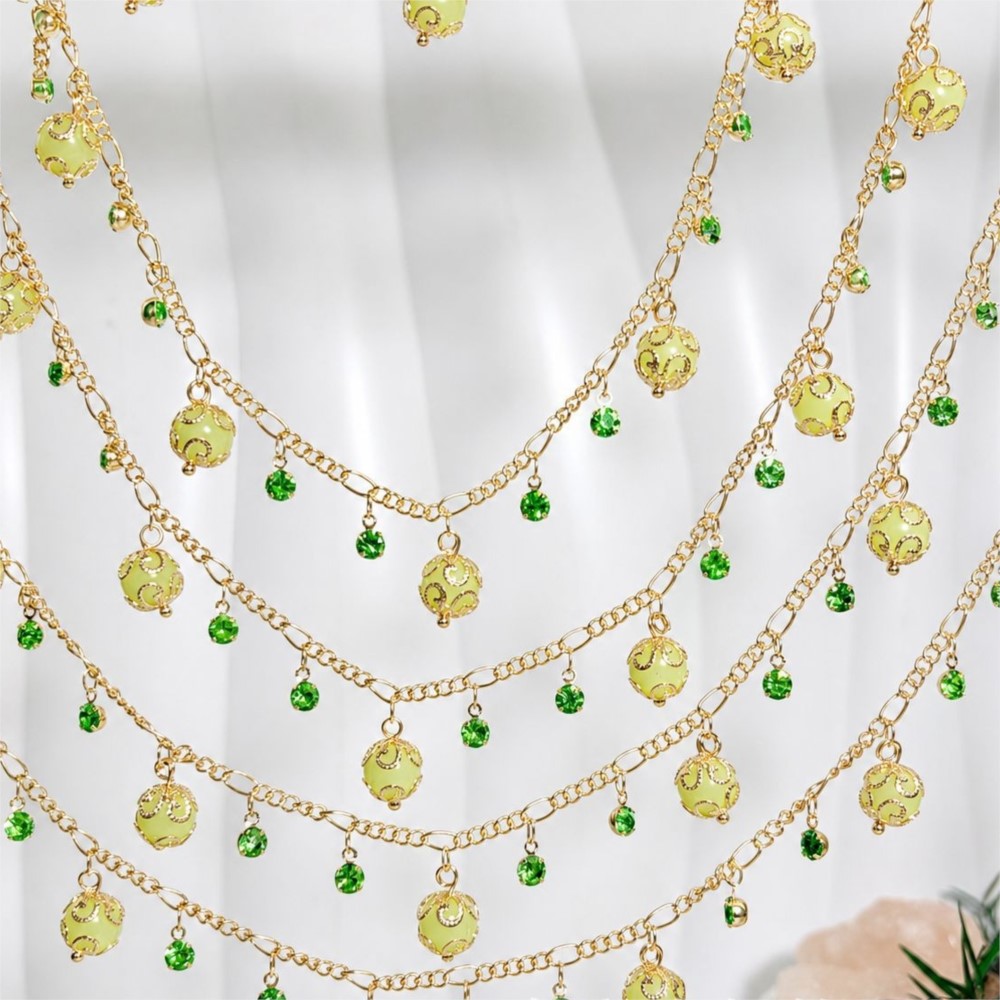 0.5Meter/1Meter Glass Bead Rhi - Pearl Trim Chain review and price