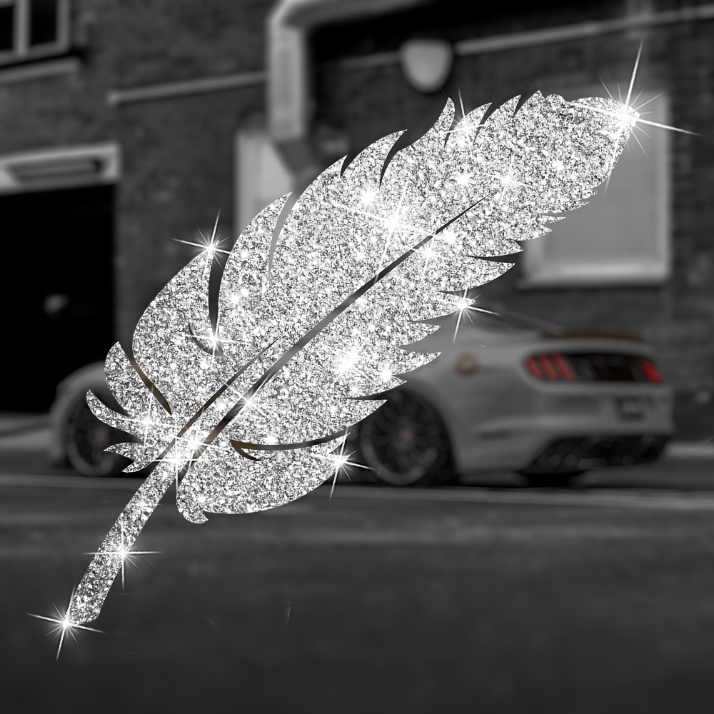 2PCS Glitter Feather Motorcycl - Glitter Vinyl Roll review and price
