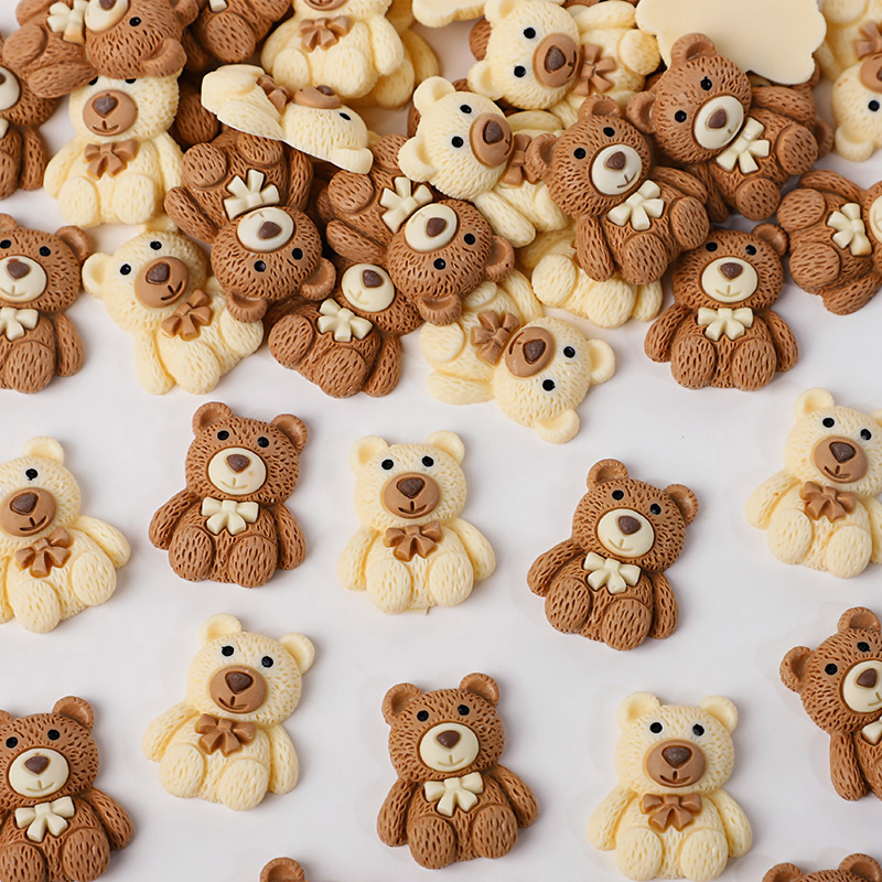 10/30/50pcs Resin Teddy Bear C - Embellishments For Scrapbooking review and price