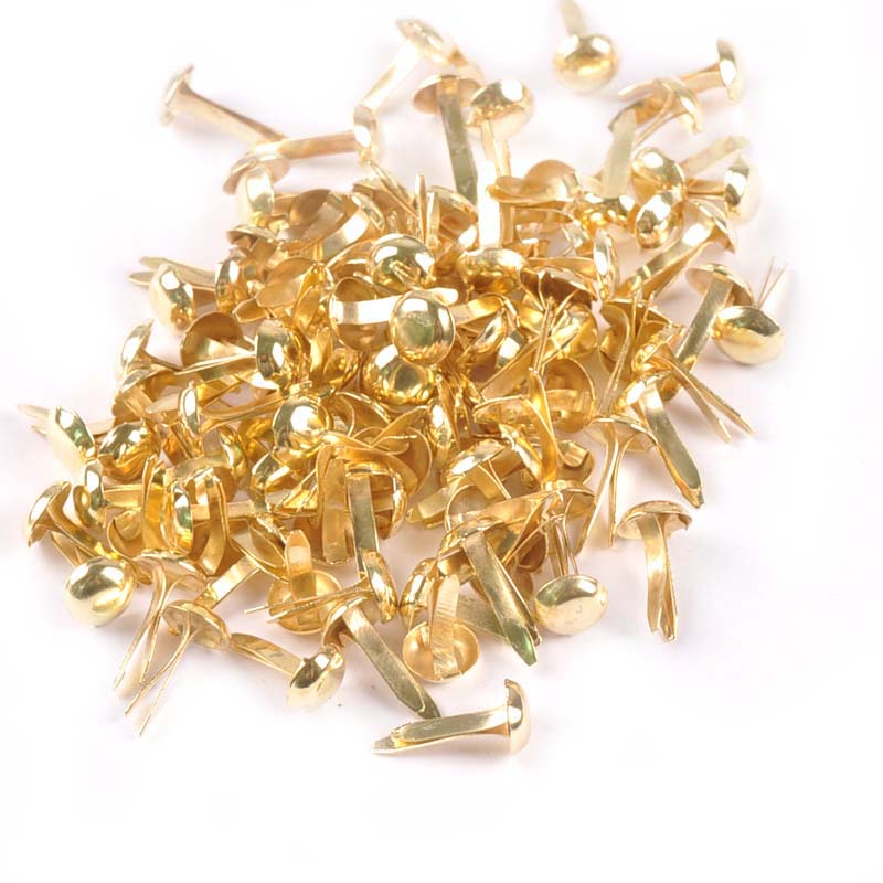 100Pcs Mix Round Brads Silver/ - Embellishments For Scrapbooking review and price